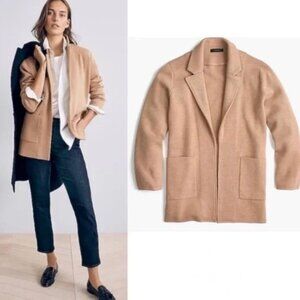 J.Crew Sophie Neutral Tan Sweater Blazer Cardigan XS